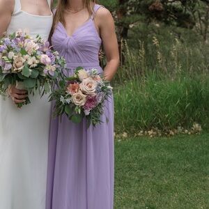Elegant Lavender Maxi Dress